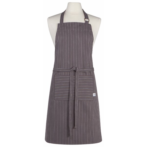 Gracie Oaks Striped Cotton Bib Apron Wayfair